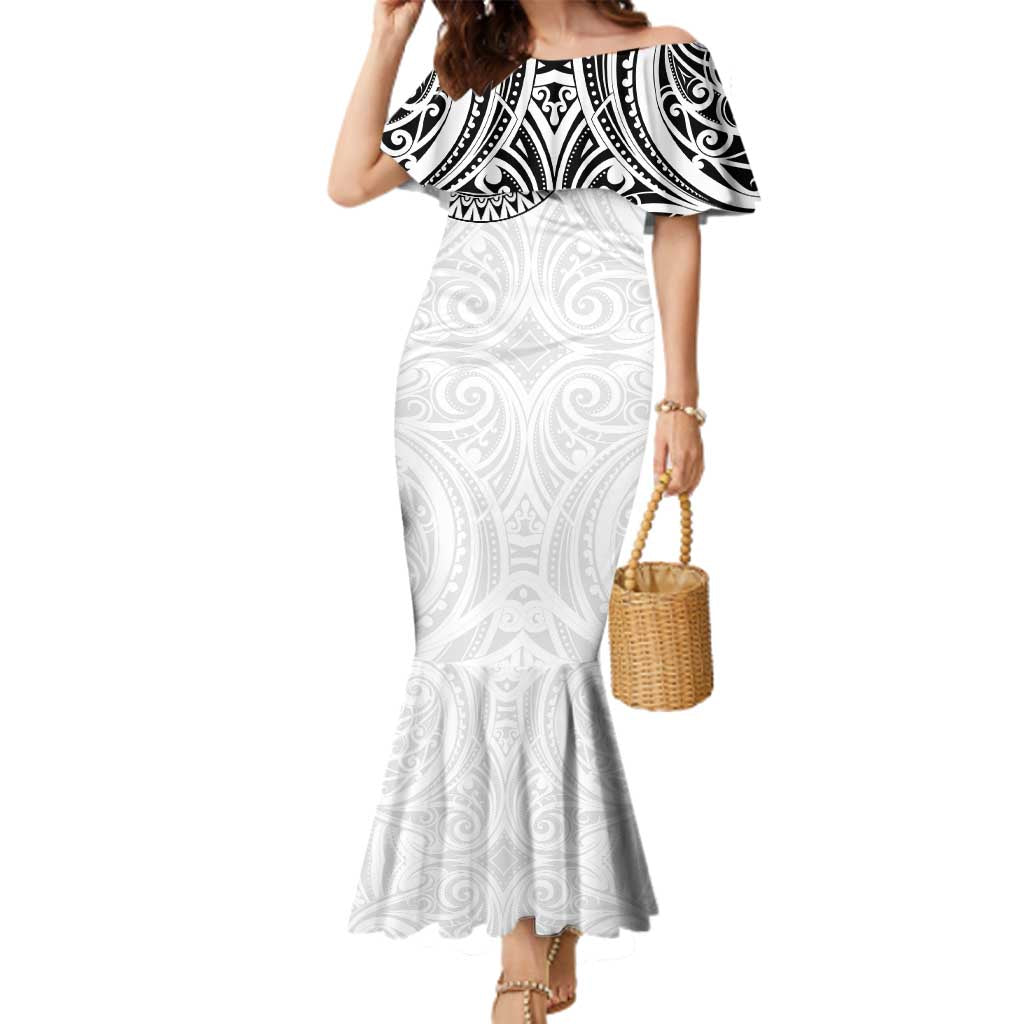 New Zealand Aotearoa Family Matching Mermaid Dress and Hawaiian Shirt Maori Te Mata O Rongokako