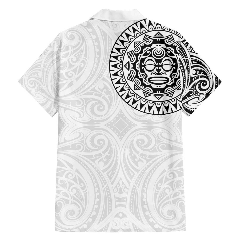 New Zealand Aotearoa Family Matching Summer Maxi Dress and Hawaiian Shirt Maori Te Mata O Rongokako LT05 - Polynesian Pride