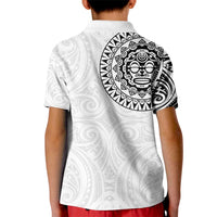 New Zealand Aotearoa Kid Polo Shirt Maori Te Mata O Rongokako