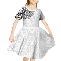 New Zealand Aotearoa Kid Short Sleeve Dress Maori Te Mata O Rongokako