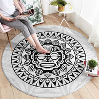 New Zealand Aotearoa Round Carpet Maori Te Mata O Rongokako LT05 - Polynesian Pride