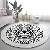 New Zealand Aotearoa Round Carpet Maori Te Mata O Rongokako LT05 - Polynesian Pride