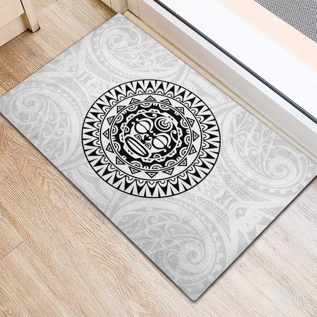 New Zealand Aotearoa Rubber Doormat Maori Te Mata O Rongokako LT05 - Polynesian Pride