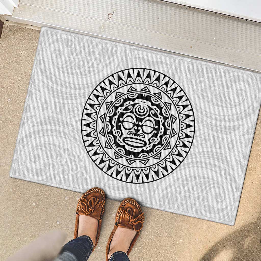 New Zealand Aotearoa Rubber Doormat Maori Te Mata O Rongokako LT05 - Polynesian Pride