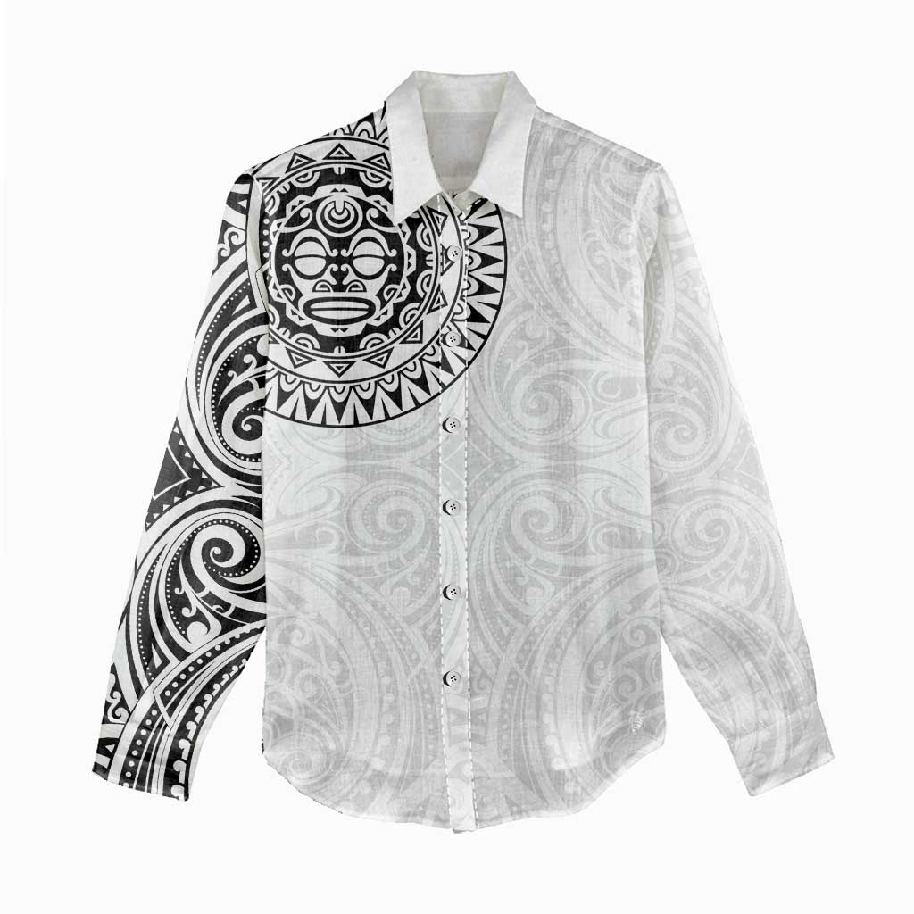 New Zealand Aotearoa Women Casual Shirt Maori Te Mata O Rongokako