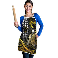 Hawaii Kuhio The Citizen Prince Apron Gold Polynesian Tribal Tattoo LT05 - Polynesian Pride