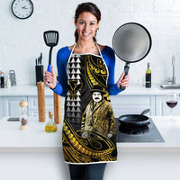 Hawaii Kuhio The Citizen Prince Apron Gold Polynesian Tribal Tattoo LT05 - Polynesian Pride