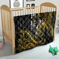 Hawaii Kuhio The Citizen Prince Quilt Gold Polynesian Tribal Tattoo