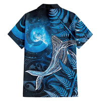 New Zealand Matariki Family Matching Mermaid Dress and Hawaiian Shirt Maori Koru With Humpback Whale Blue LT05 - Polynesian Pride