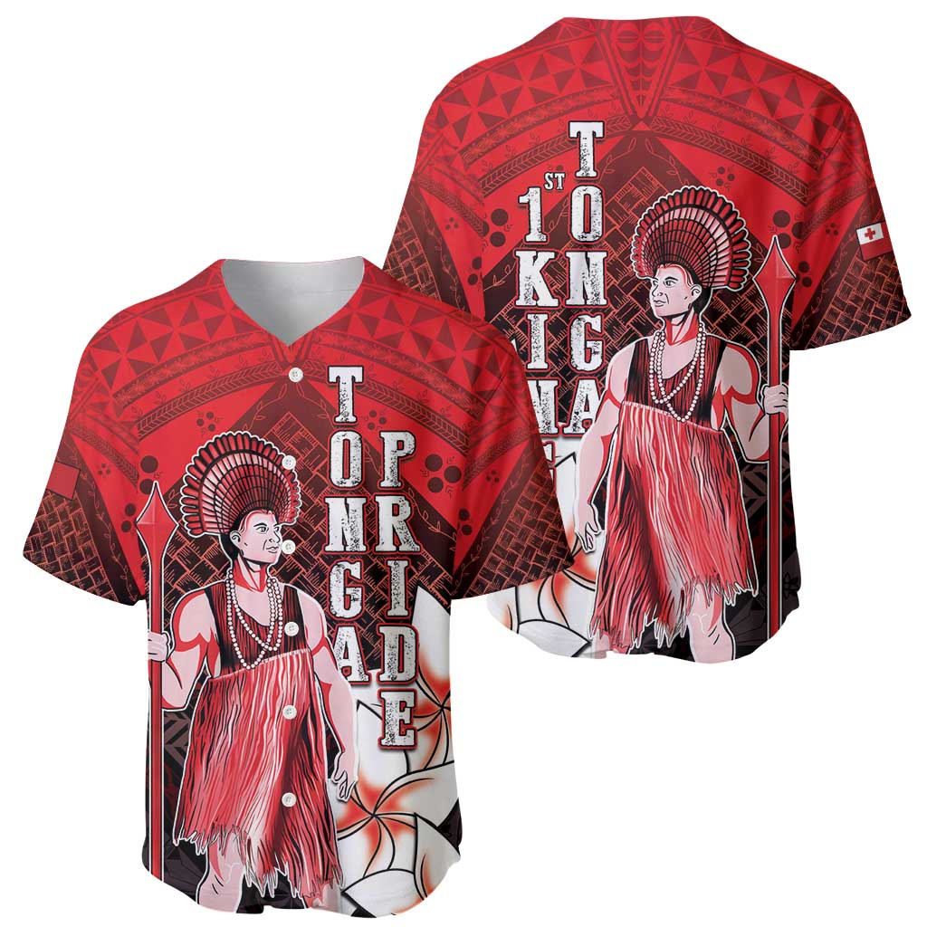 The First King Of Tonga Baseball Jersey Tongan Pride LT05 - Polynesian Pride