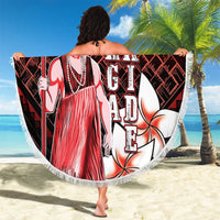 The First King Of Tonga Beach Blanket Tongan Pride