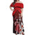 The First King Of Tonga Off Shoulder Maxi Dress Tongan Pride