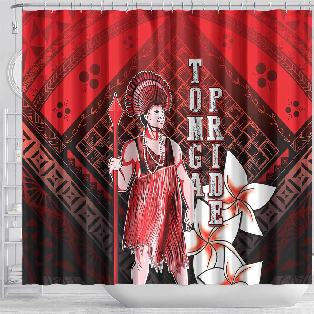 The First King Of Tonga Shower Curtain Tongan Pride
