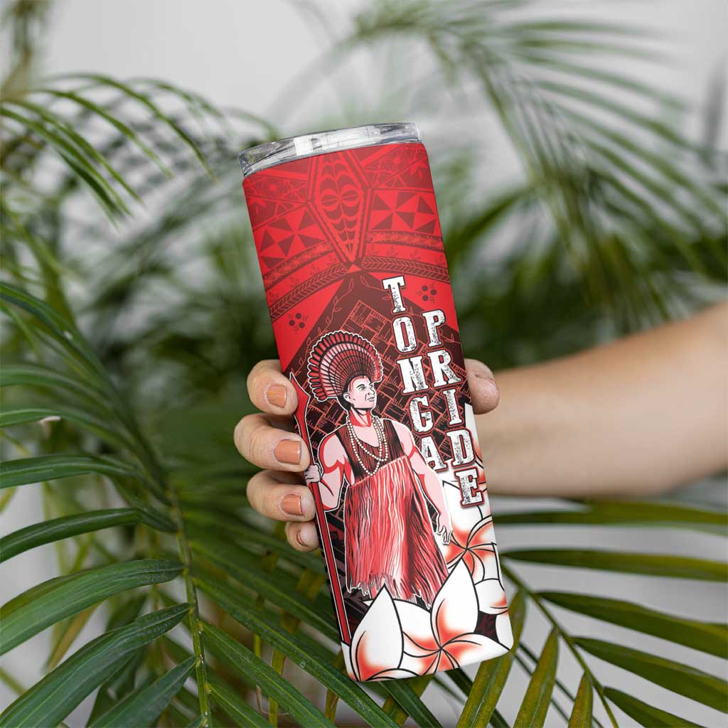 The First King Of Tonga Skinny Tumbler Tongan Pride