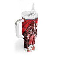 The First King Of Tonga Tumbler With Handle Tongan Pride