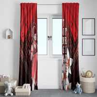 The First King Of Tonga Window Curtain Tongan Pride