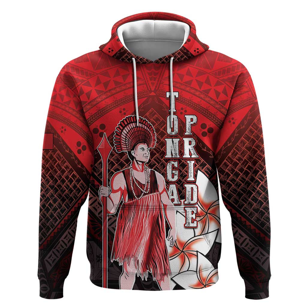 The First King Of Tonga Zip Hoodie Tongan Pride