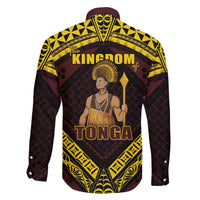 Tonga First King Family Matching Off The Shoulder Long Sleeve Dress and Hawaiian Shirt Ahoeitu Know Your Roots
