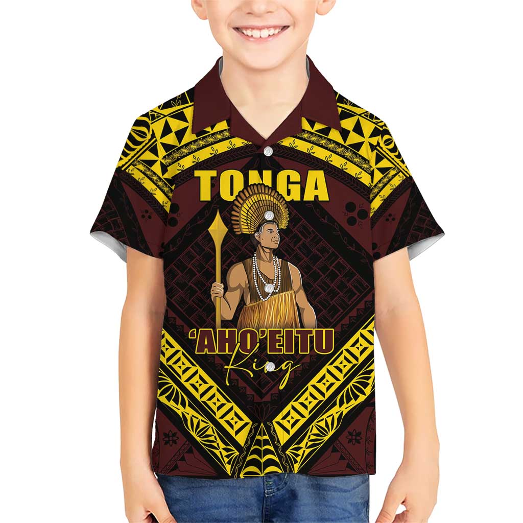 Tonga First King Hawaiian Shirt Ahoeitu Know Your Roots