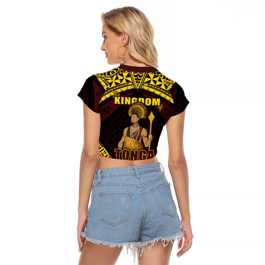 Tonga First King Raglan Cropped T Shirt Ahoeitu Know Your Roots