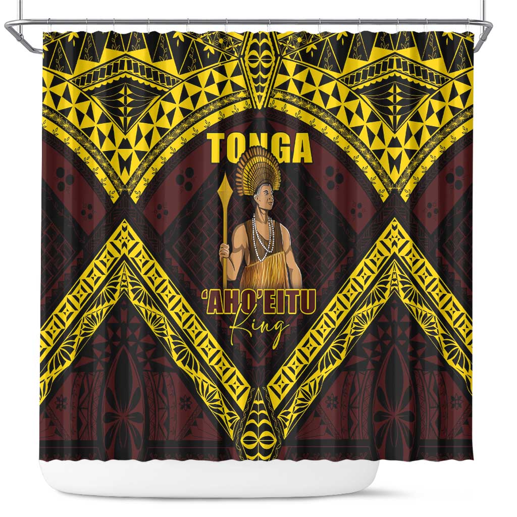 Tonga First King Shower Curtain Ahoeitu Know Your Roots