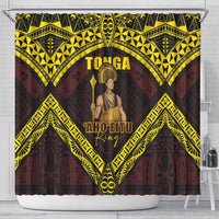 Tonga First King Shower Curtain Ahoeitu Know Your Roots