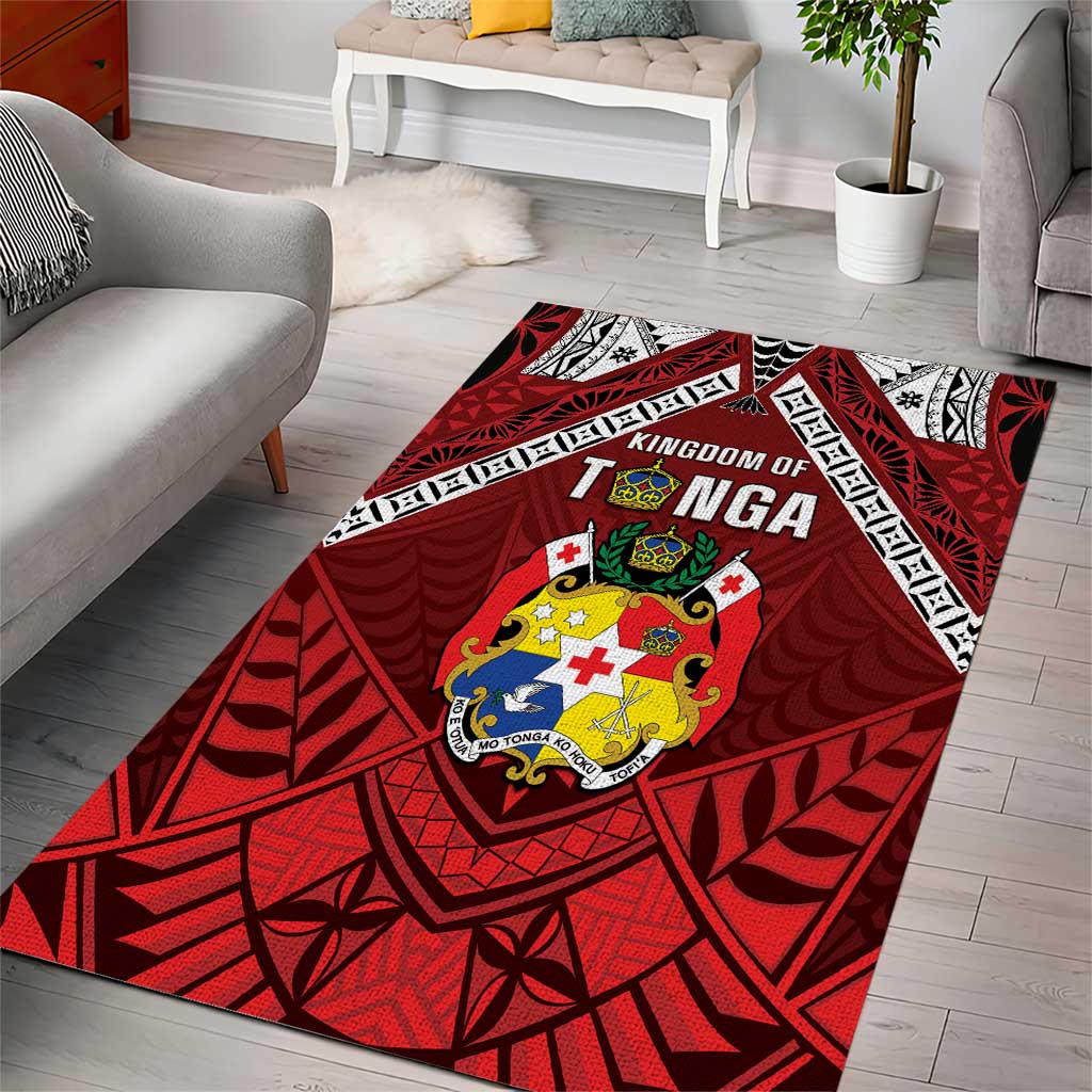 Tonga Emancipation Day Area Rug Tongan Kupesi Pattern