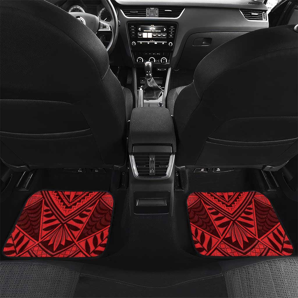 Tonga Emancipation Day Car Mats Tongan Kupesi Pattern
