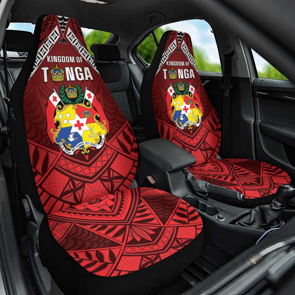 Tonga Emancipation Day Car Seat Cover Tongan Kupesi Pattern