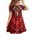 Tonga Emancipation Day Family Matching Off Shoulder Short Dress and Hawaiian Shirt Tongan Kupesi Pattern
