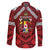 Tonga Emancipation Day Family Matching Off Shoulder Short Dress and Hawaiian Shirt Tongan Kupesi Pattern
