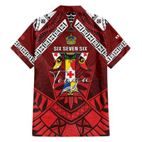 Tonga Emancipation Day Hawaiian Shirt Tongan Kupesi Pattern