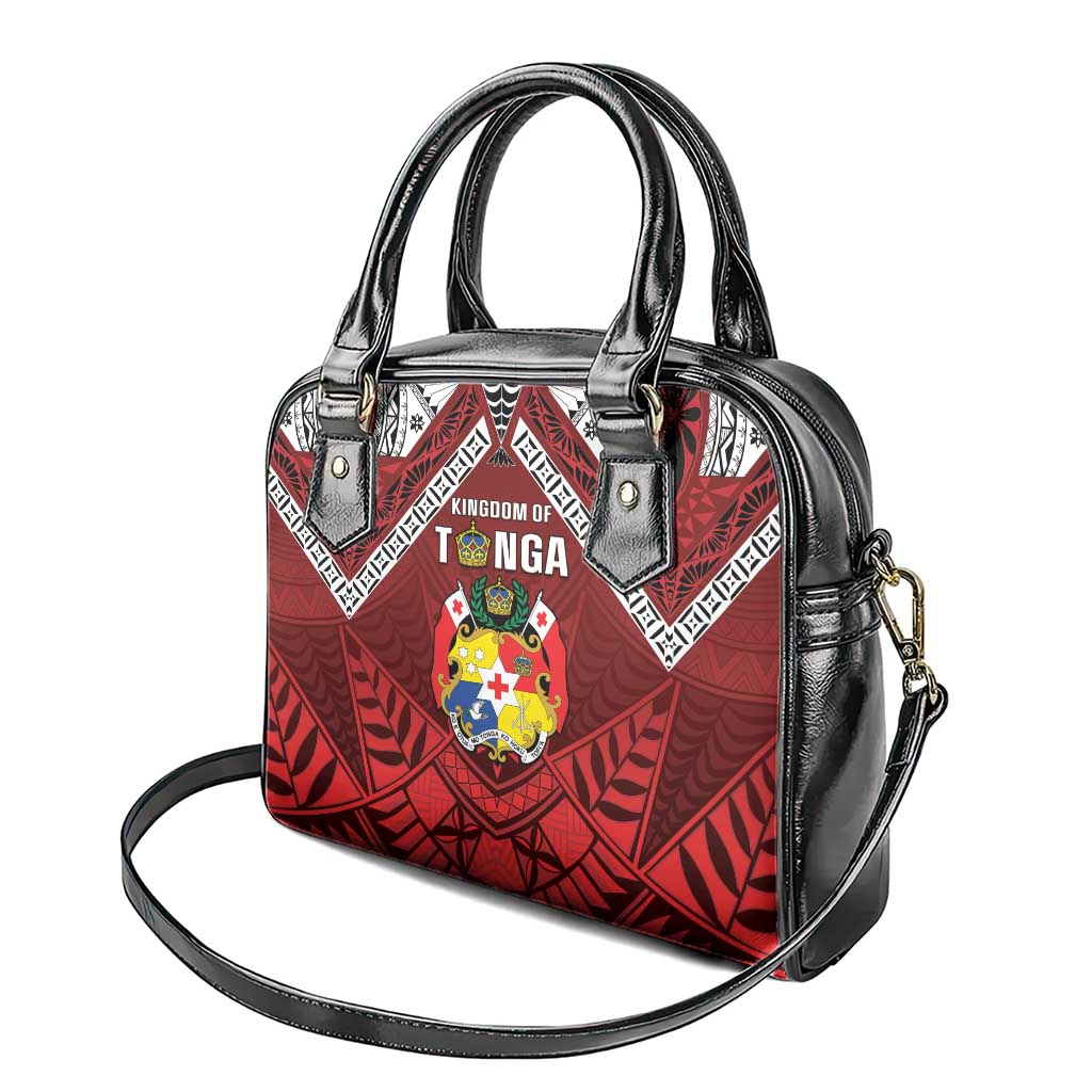 Tonga Emancipation Day Shoulder Handbag Tongan Kupesi Pattern