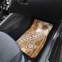 Tonga Kupesi Ngatu Car Mats Vintage Brown Plumeria