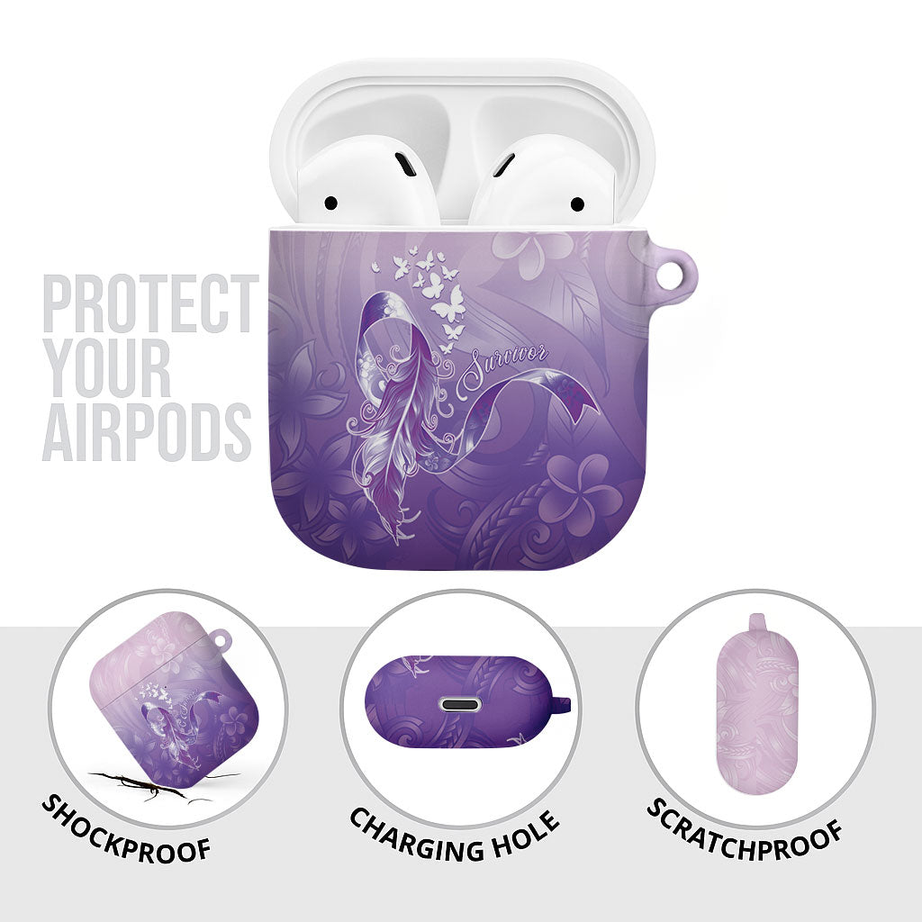 Lupus Awareness Month AirPods Case Polynesian Style