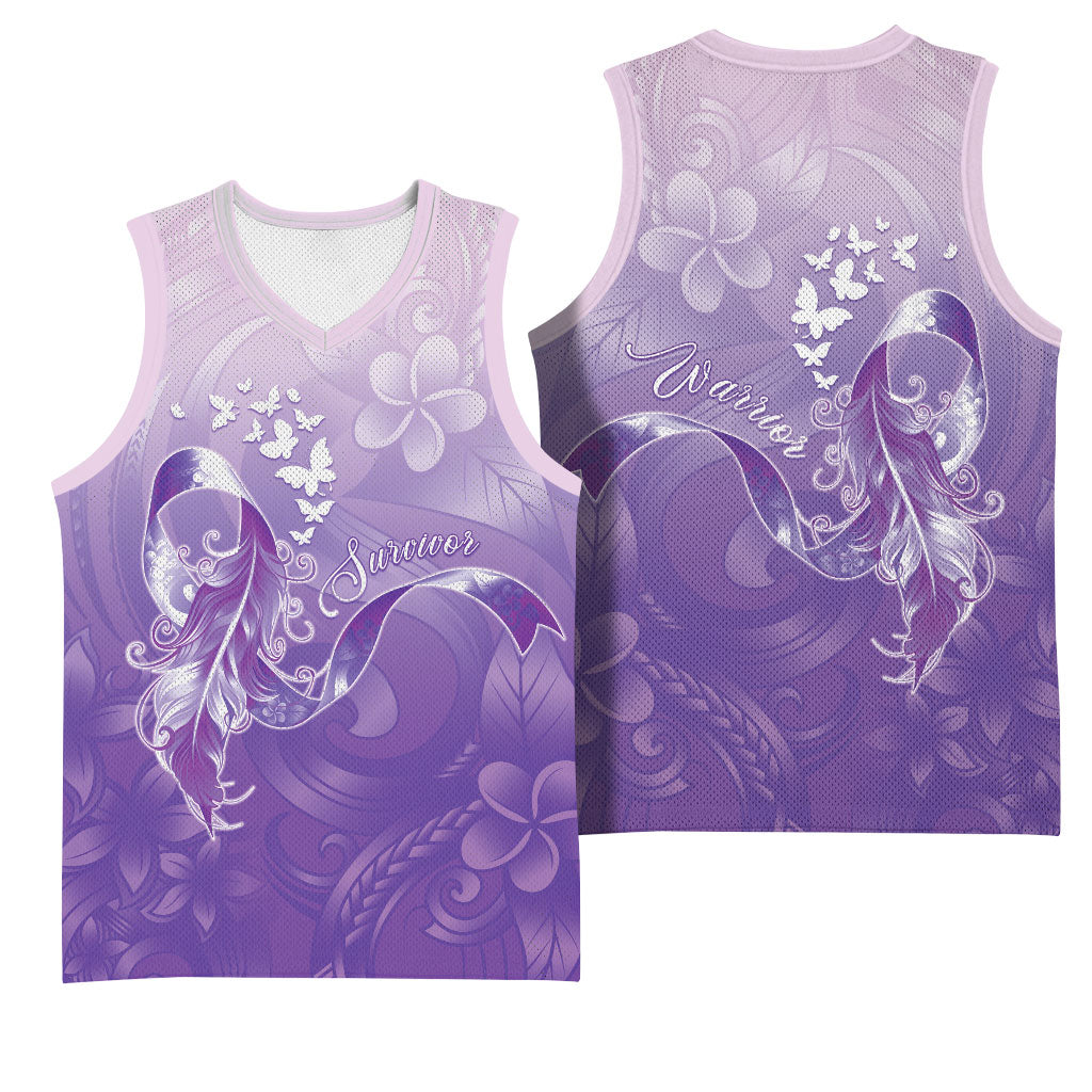 Lupus Awareness Month Basketball Jersey Polynesian Style