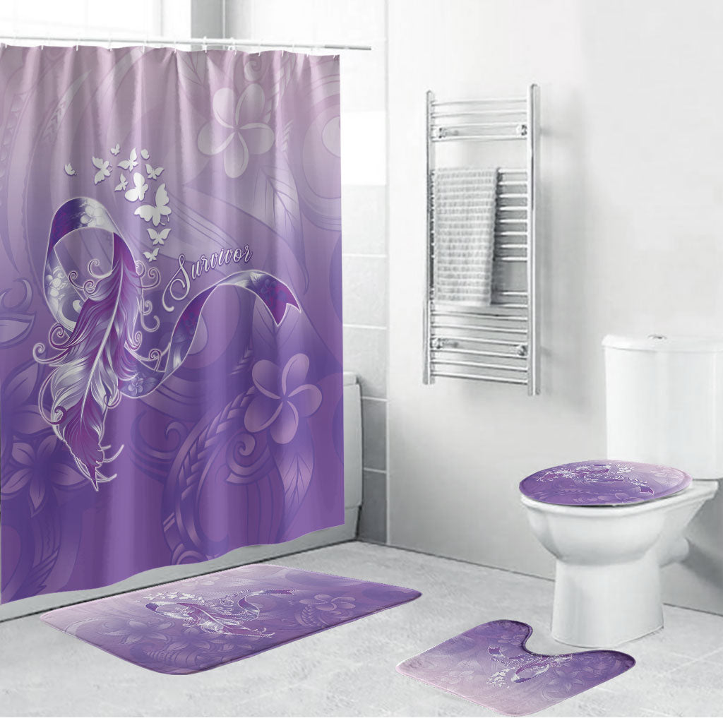 Lupus Awareness Month Bathroom Set Polynesian Style