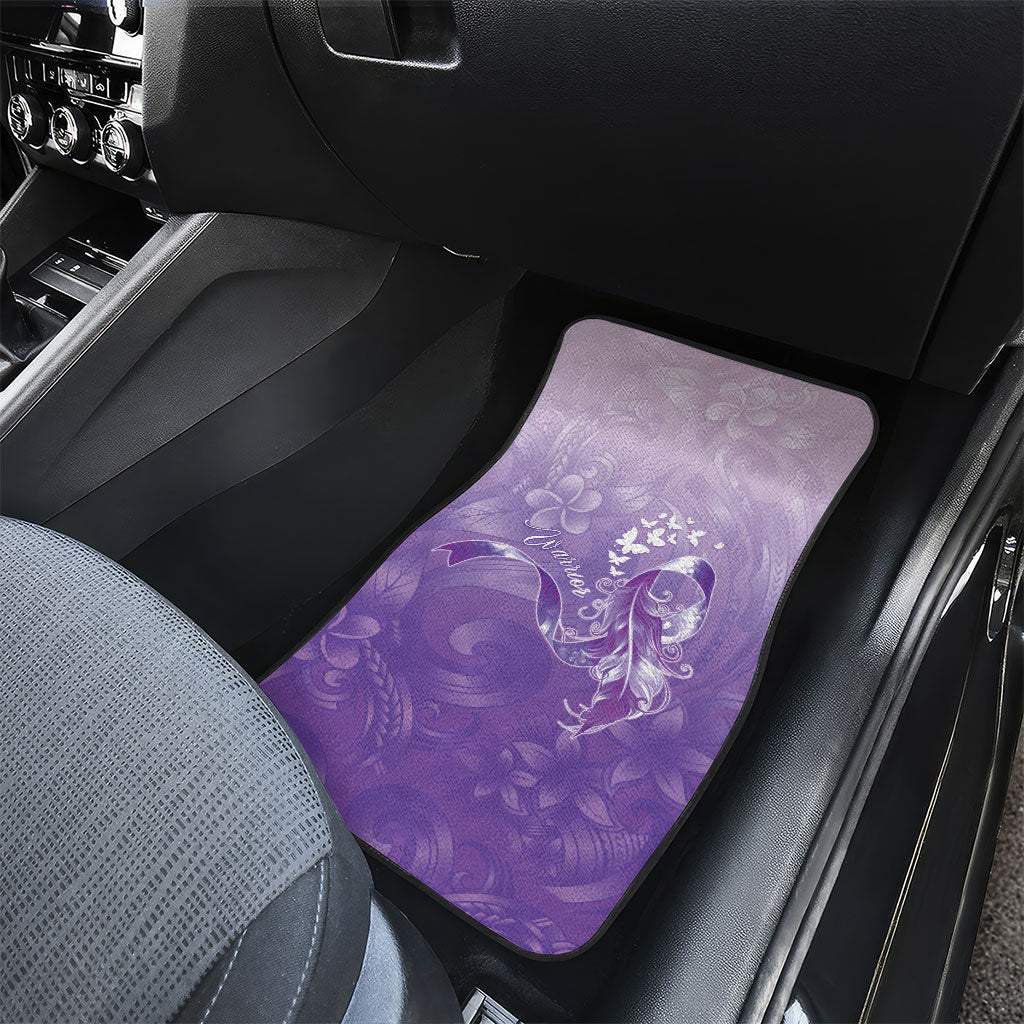 Lupus Awareness Month Car Mats Polynesian Style