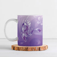 Lupus Awareness Month Ceramic Mug Polynesian Style