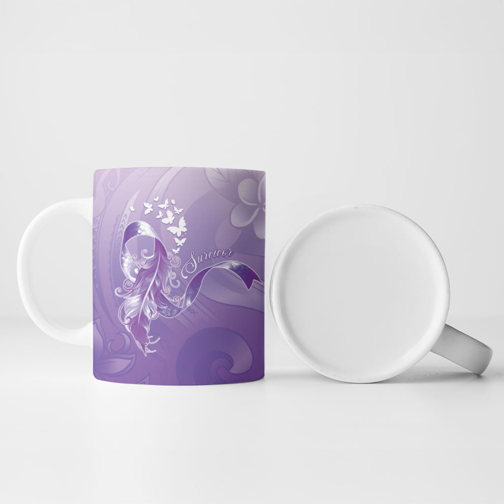 Lupus Awareness Month Ceramic Mug Polynesian Style