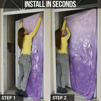 Lupus Awareness Month Door Cover Polynesian Style
