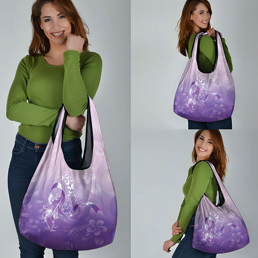 Lupus Awareness Month Grocery Bag Polynesian Style