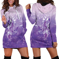 Lupus Awareness Month Hoodie Dress Polynesian Style