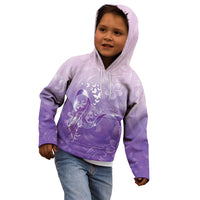 Lupus Awareness Month Kid Hoodie Polynesian Style