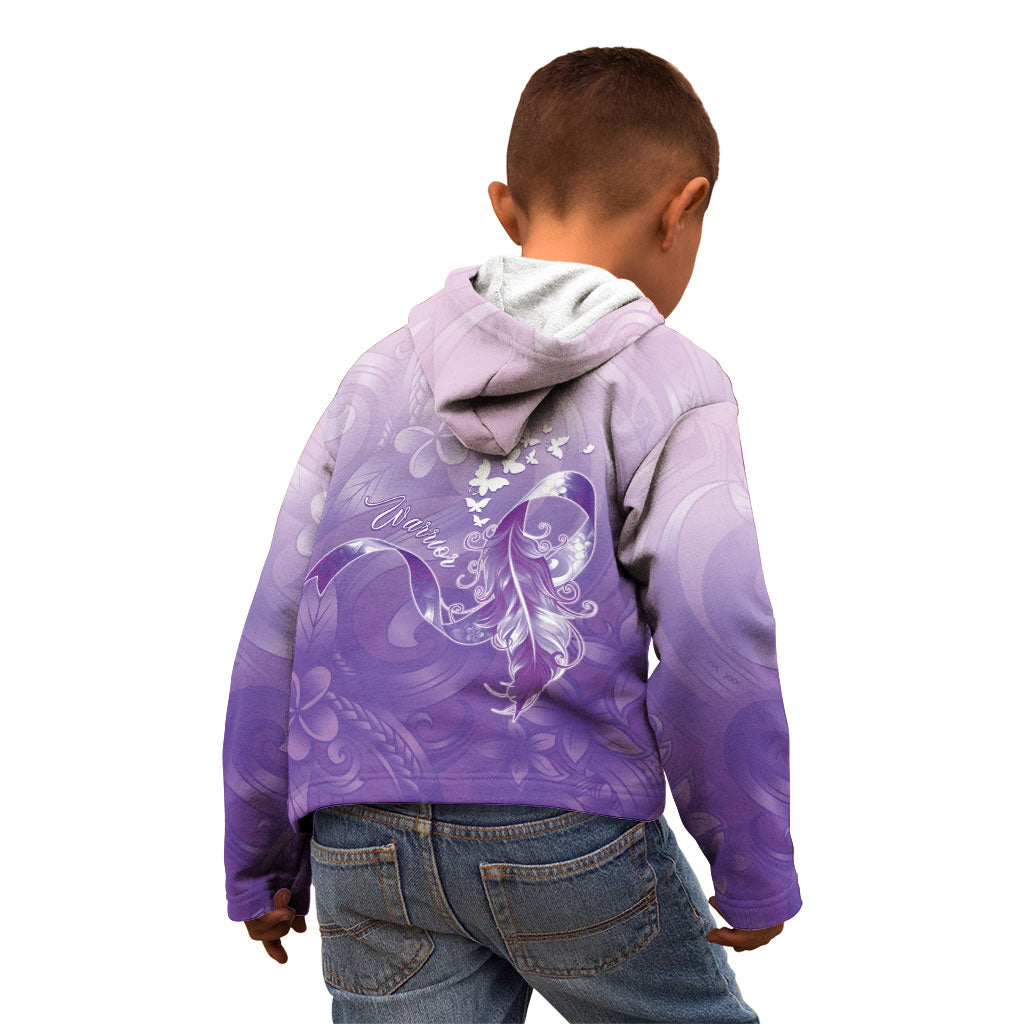 Lupus Awareness Month Kid Hoodie Polynesian Style