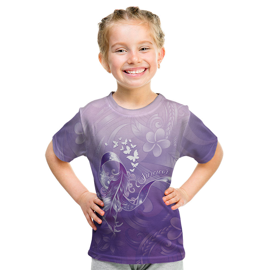 Lupus Awareness Month Kid T Shirt Polynesian Style