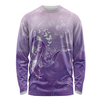 Lupus Awareness Month Long Sleeve Shirt Polynesian Style