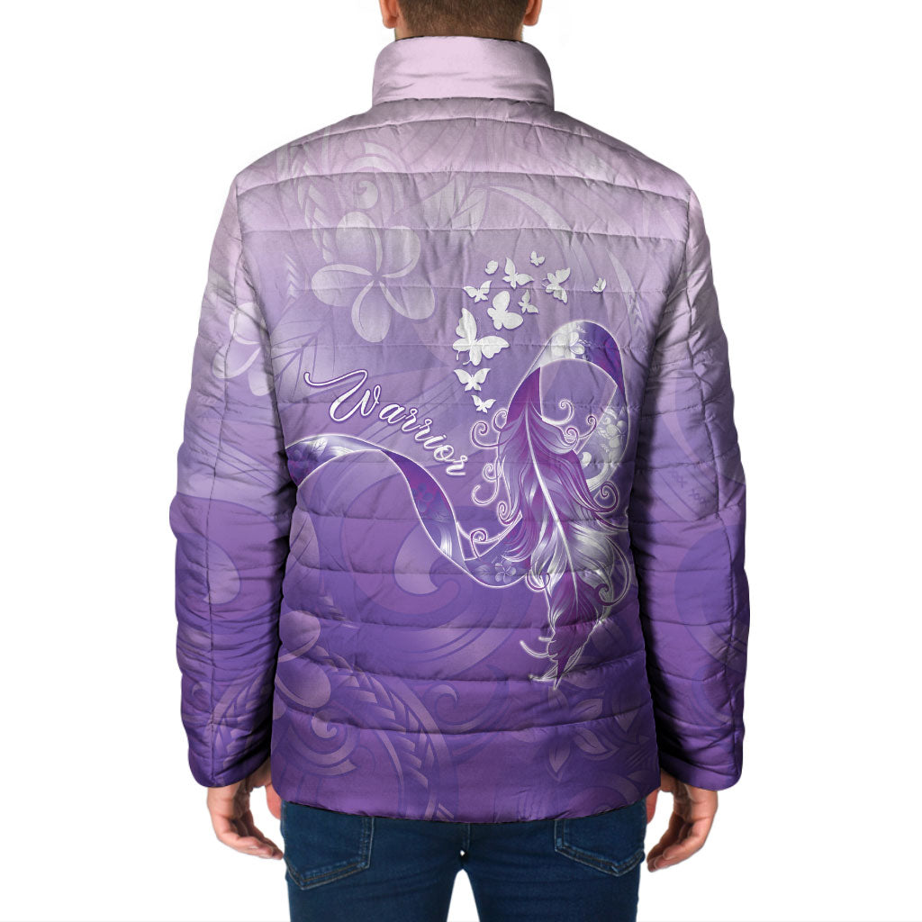 Lupus Awareness Month Padded Jacket Polynesian Style