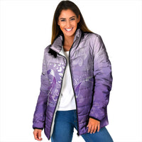 Lupus Awareness Month Padded Jacket Polynesian Style
