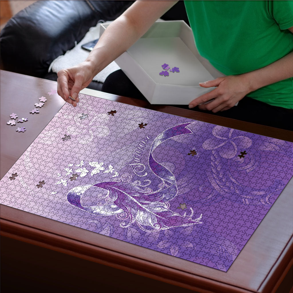 Lupus Awareness Month Puzzle Polynesian Style